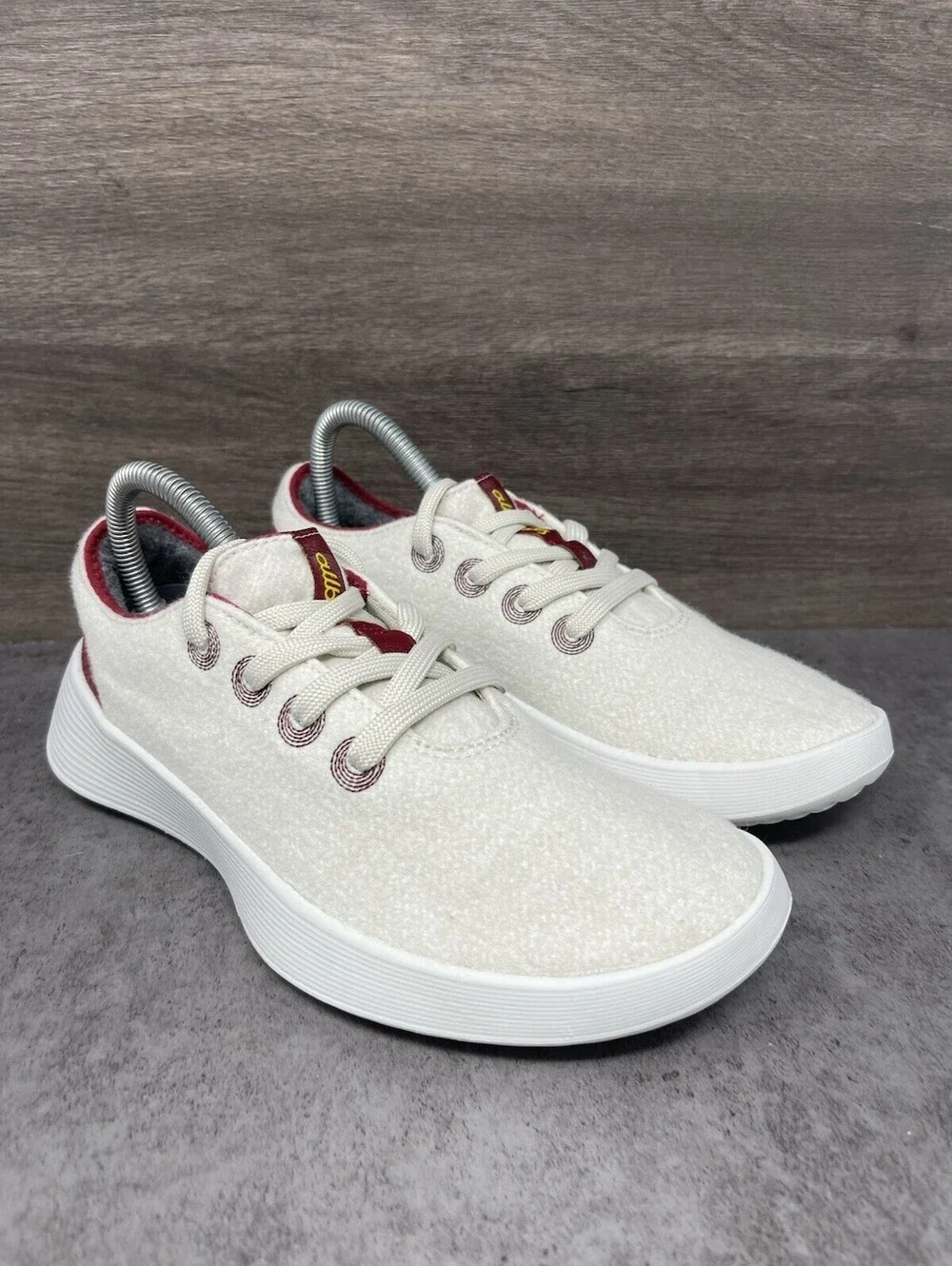 Allbirds Tree Dasher Relay Size 7.5 Womens Slip On Running Walking Shoes Cream